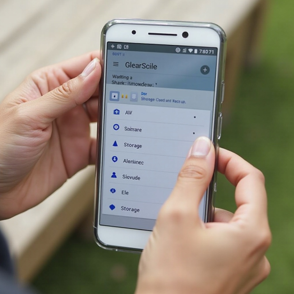 android smazat koš
