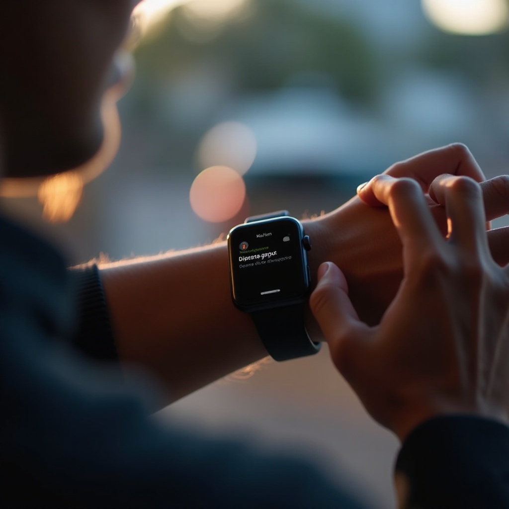 wie man eine Nachricht auf einer Smartwatch sendet
