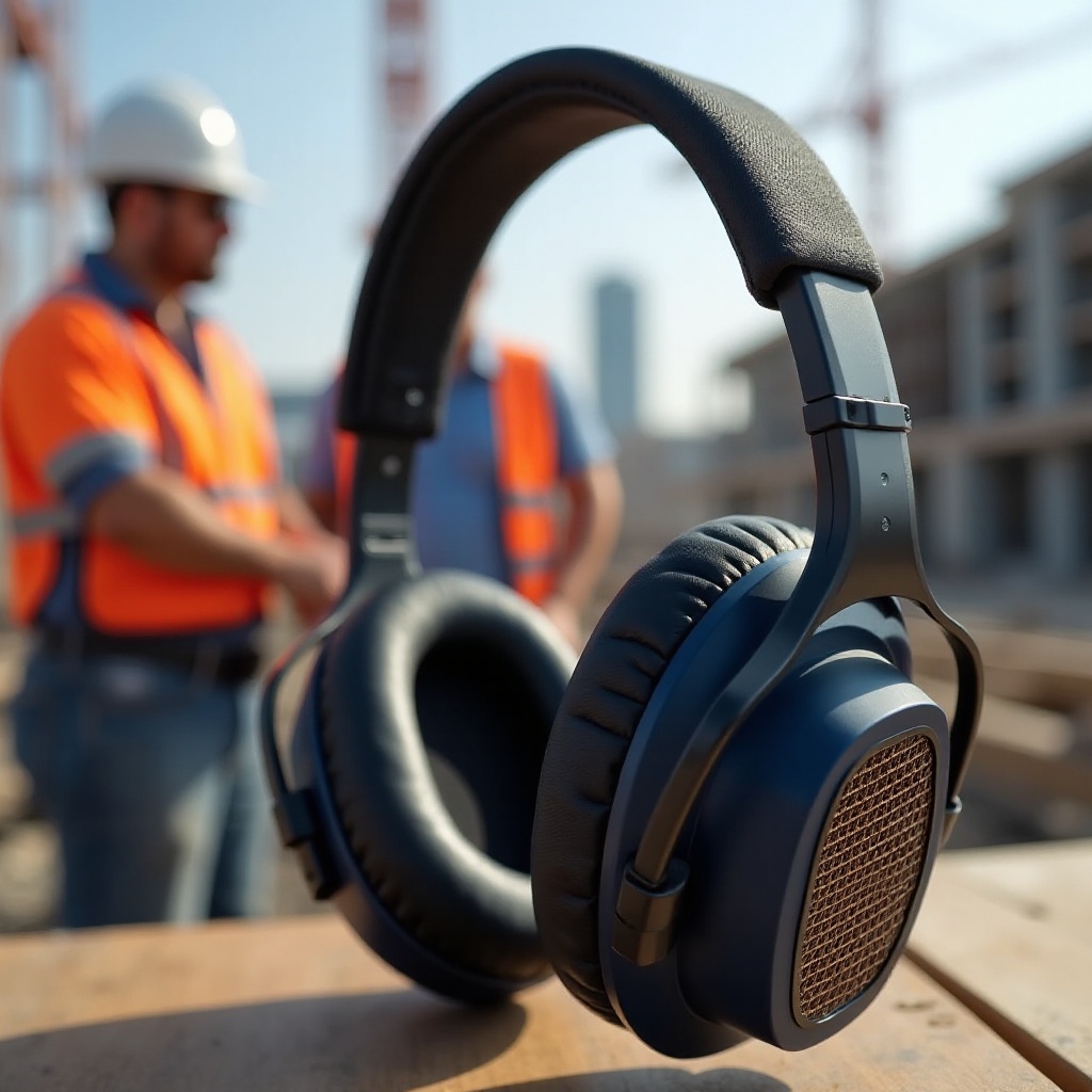 Lärmunterdrückende Bluetooth-Kopfhörer für Bauarbeiter