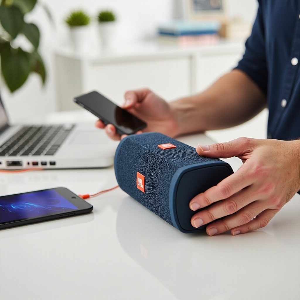 jak podłączyć głośnik bluetooth JBL