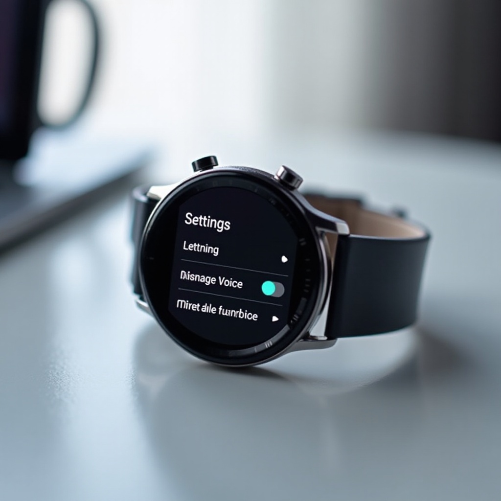 wie man die Stimme auf der Samsung Smartwatch ausschaltet