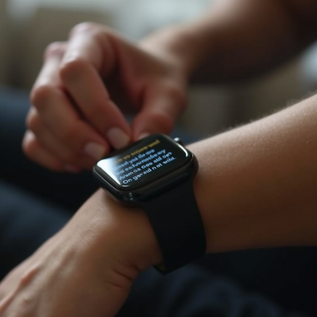 jak wysłać wiadomość na smartwatchu