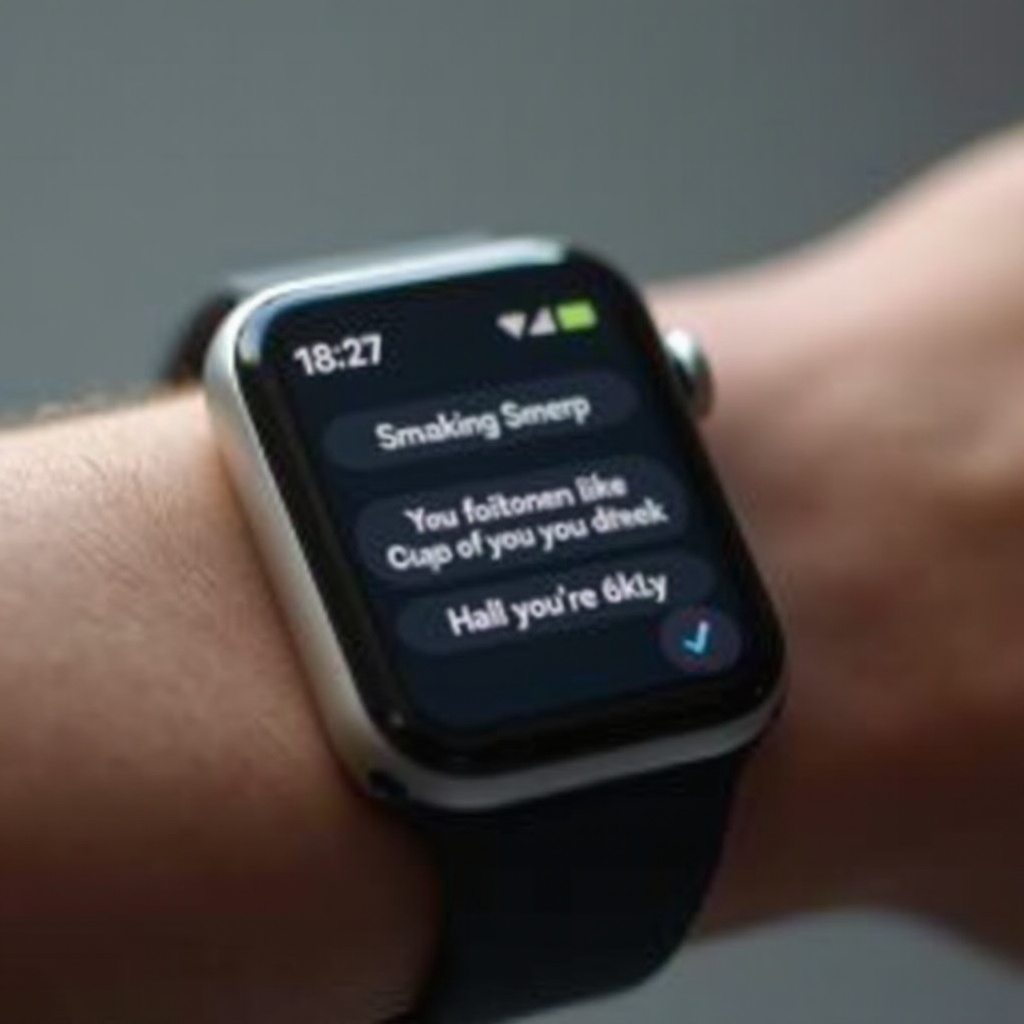 come inviare un messaggio su uno smartwatch